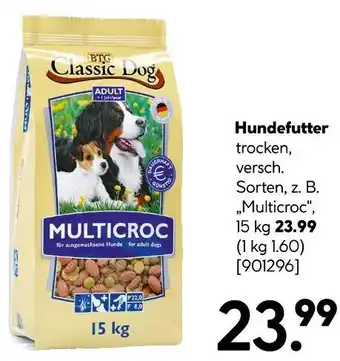 Hellweg Btg classic dog hundefutter multicroc Angebot