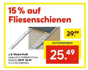 Fliesenschienen