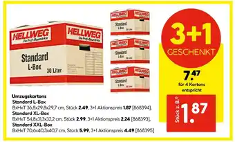Hellweg Hellweg umzugskartons standard l-box Angebot