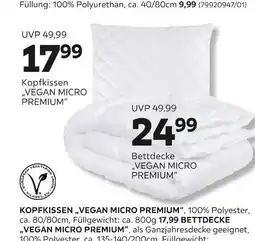 Mömax Kopfkissen „vegan micro premium“ Angebot