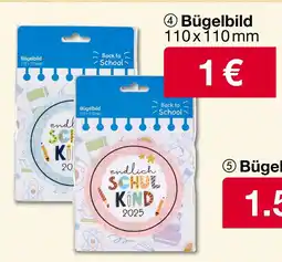 Woolworth Bügelbild back to school 110 x 110 mm Angebot