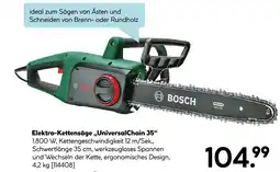 Hellweg Bosch elektro-kettensäge „universalchain 35“ Angebot