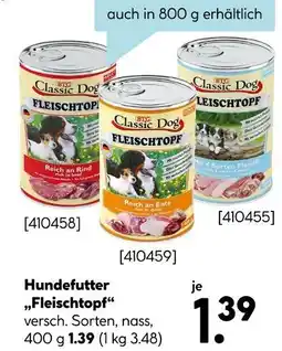 Hellweg Classic dog fleischtopf reich an rind Angebot