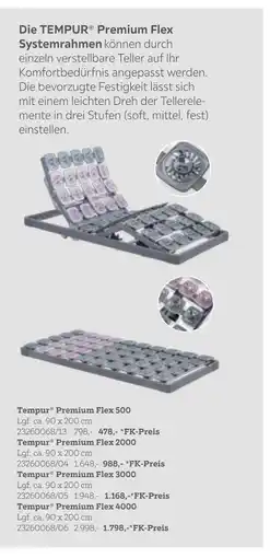XXXLutz Tempur premium flex systemrahmen Angebot