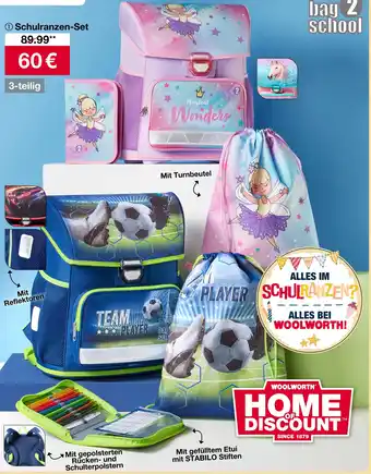 Woolworth Schulranzen-set Angebot
