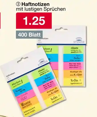 Woolworth Stenzer haftnotizen mit lustigen sprüchen Angebot