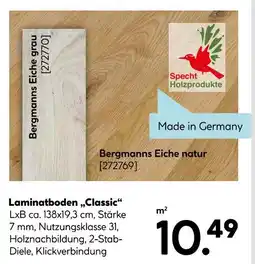 Hellweg Laminatboden „classic“ Angebot