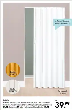 Hellweg Falttür Angebot