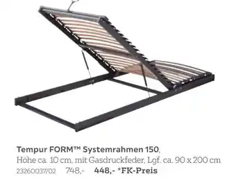 XXXLutz Tempur form systemrahmen 150 Angebot
