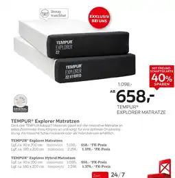 XXXLutz Tempur matratze Angebot