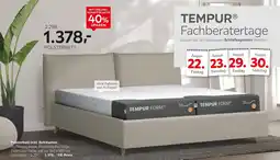 XXXLutz Tempur polsterbett inkl. bettkasten Angebot