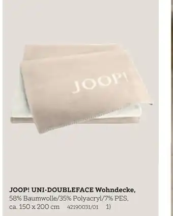XXXLutz Joop! uni-doubleface wohndecke Angebot