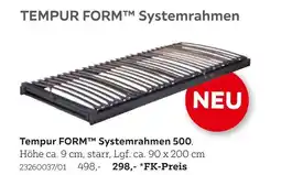 XXXLutz Tempur form systemrahmen 500 Angebot