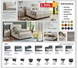 XXXLutz Polsterbett inkl. bettkasten Angebot