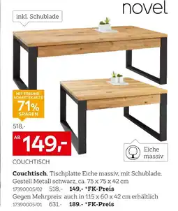 XXXLutz Novel couchtisch Angebot