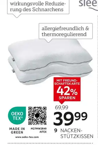 XXXLutz Sleeptex nackenstützkissen „manaus“ Angebot
