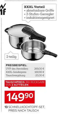 XXXLutz Wmf schnellkochtopf-set „perfect“ Angebot