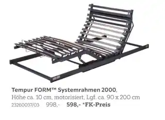 XXXLutz Tempur form systemrahmen 2000 Angebot