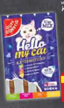 Edeka Herkules Gut & Günstig Hello my cat Katzen-Sticks Angebot