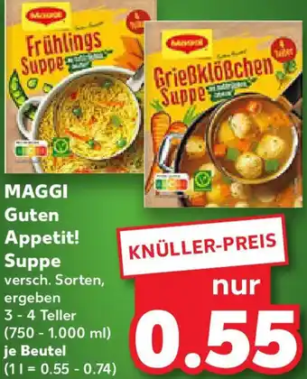 Kaufland MAGGI Guten Appetit! Suppe Angebot
