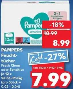 Kaufland PAMPERS Feuchttücher Angebot