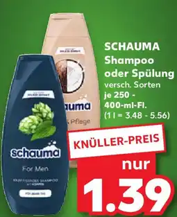 Kaufland SCHAUMA Shampoo oder Spülung Angebot