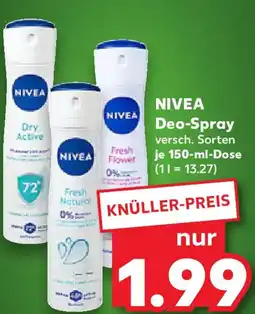 Kaufland NIVEA Deo-Spray Angebot