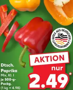 Kaufland Dtsch. Paprika Angebot