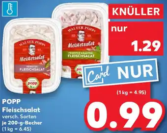 Kaufland POPP Fleischsalat Angebot