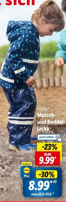 Lidl Lupilu matsch- und buddeljacke Angebot