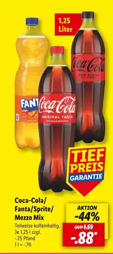 Lidl Coca-cola coca-cola original taste Angebot