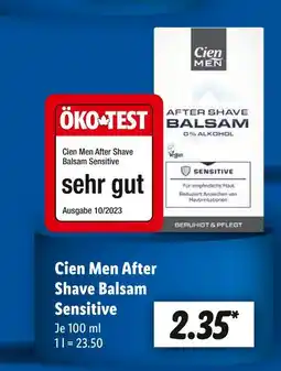Lidl Cien men cien men after shave balsam sensitive Angebot