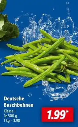 Lidl Deutsche buschbohnen Angebot