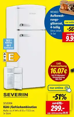 Lidl Severin kühl-/gefrierkombination Angebot