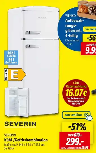 Lidl Severin kühl-/gefrierkombination Angebot