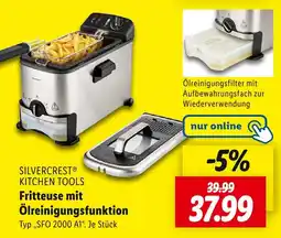 Lidl Silvercrest fritteuse mit ölreinigungsfunktion Angebot