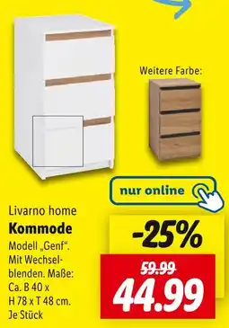 Lidl Livarno home kommode Angebot