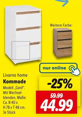 Lidl Livarno home kommode Angebot