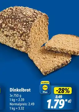 Lidl Dinkelbrot Angebot
