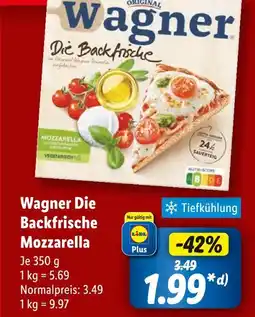 Lidl Wagner die backfrische mozzarella Angebot