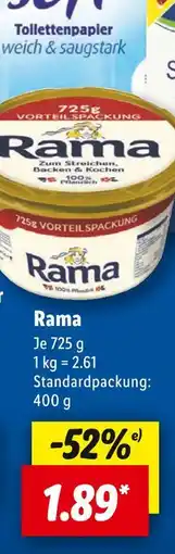 Lidl Rama rama Angebot