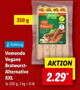 Lidl Vemondo vegane bratwurst-alternative xxl Angebot