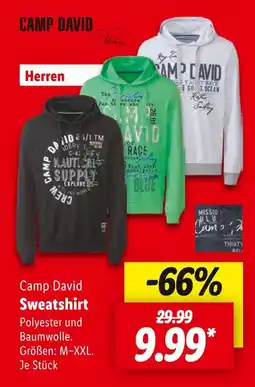 Lidl Camp david sweatshirt Angebot