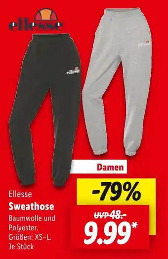 Lidl Ellesse sweathose damen Angebot