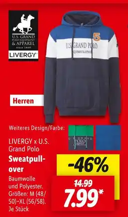 Lidl Livergy x u.s. grand polo sweatpullover Angebot