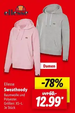 Lidl Ellesse sweathoody damen Angebot