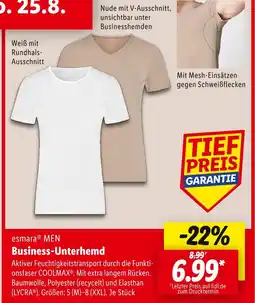 Lidl Esmara men business-unterhemd Angebot