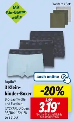 Lidl Lupilu 3 kleinkinder-boxer Angebot