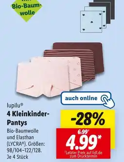 Lidl Lupilu 4 kleinkinder-pantys Angebot