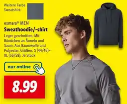Lidl Esmara men sweathoodie/-shirt Angebot